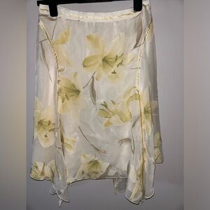 100% silk skirt size 6
